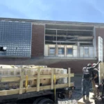 Glass block windows at Flow Polymers commercial facility in Ohio